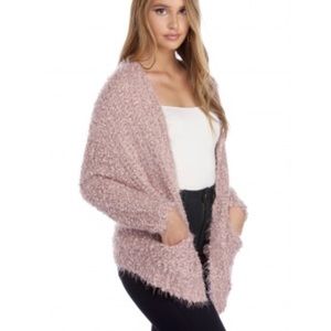 Pink fuzzy jacket